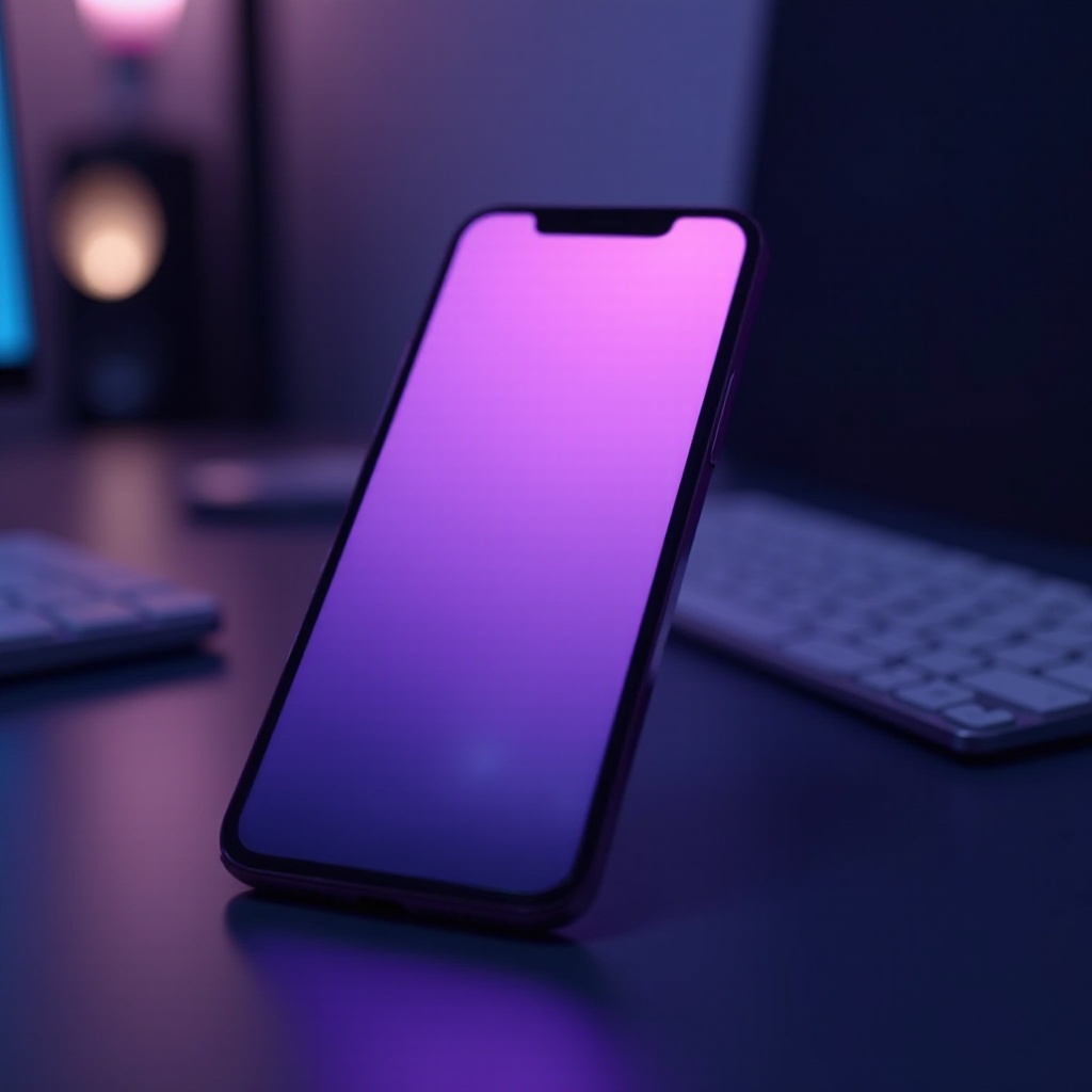 Purple Phone Screen Fixes: Causes and Solutions 2024